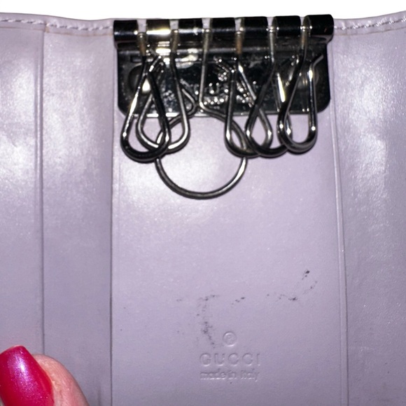 Gucci Lilac Guccissima Vintage Key Holder - Picture 6 of 6
